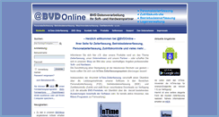Desktop Screenshot of bvdonline.de